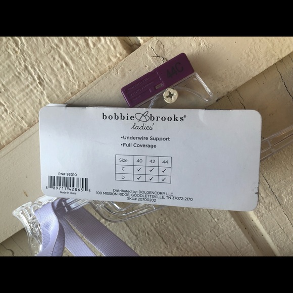 NWT Bobbie Brooks Full Coverage Bra 42D - Picture 9 of 10